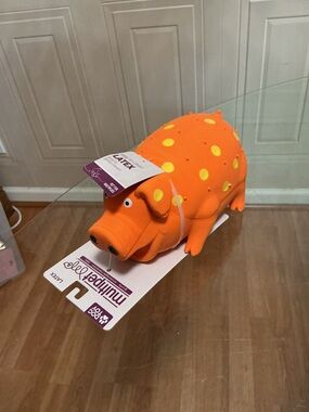 Multipet Latex Origami Pals Dog Toy Assorted, Pig /8” in By Multipet